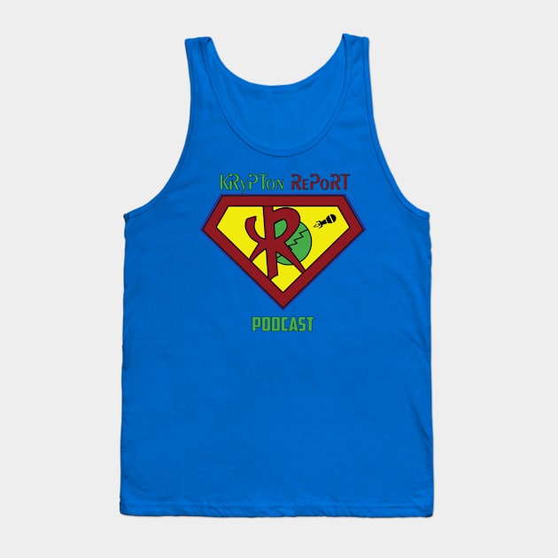 Clear Logo Tank Top by Krypton Report Podcast 